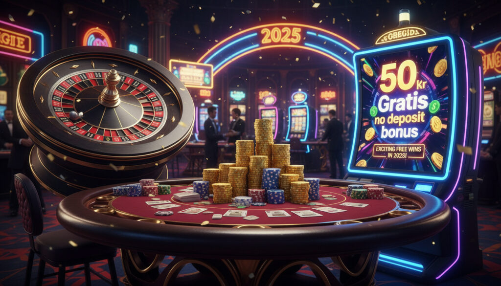 Casino 50 Kr Gratis – Beste No Deposit Bonuser 2025