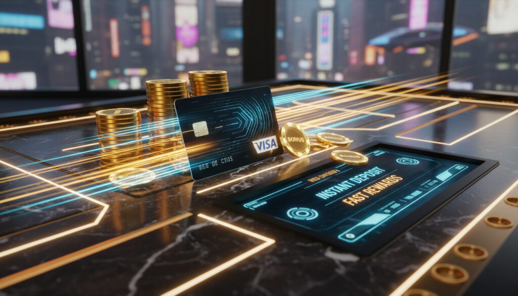 Casino med Visa Innskudd – Raske innskudd og bonuser 2026