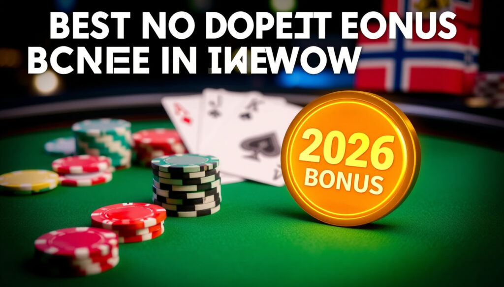 Casino No Deposit Bonus 2026 – Beste Innskuddsfri Bonus i Norge