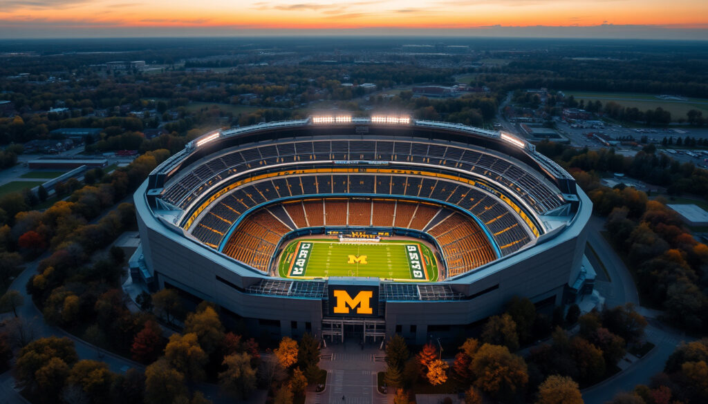 Michigan Stadium – USAs største stadion i fakta og historie