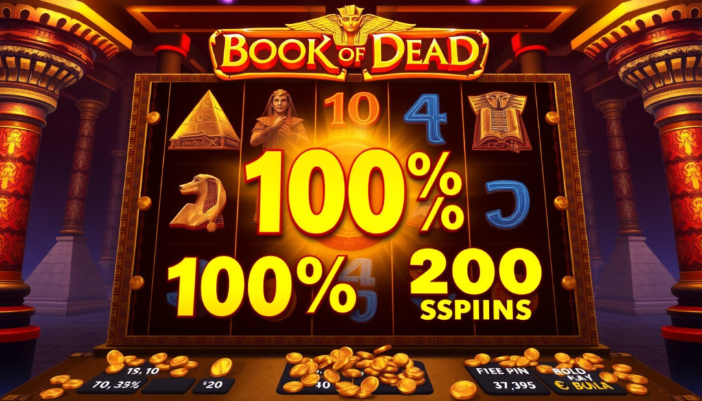 Nyspins Casino Bonus: 100% + 200 Free Spins på Book of Dead
