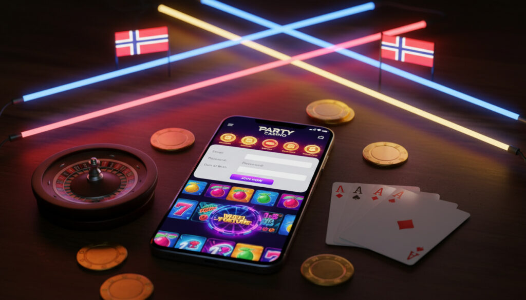 Party Casino – App, bonus og registrering for norske spillere